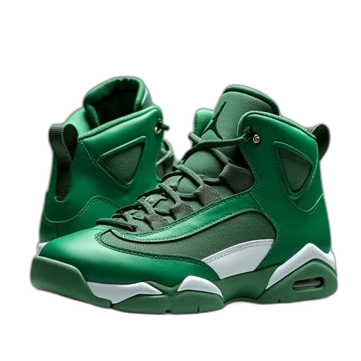 shoes, 3d render, green, air, jordan, retro, xiii, toe transparent PNG cut-out