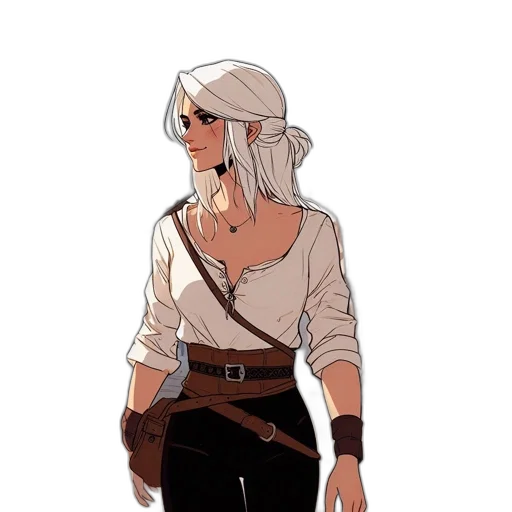 staff, jacket, concept art, fantasy art, comic book art, cartoon, earth tones, monochrome transparent PNG cut-out