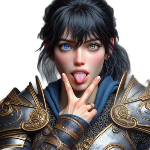 face, dragon, fantasy art, concept art, photorealistic, anime, blue, female transparent PNG cut-out