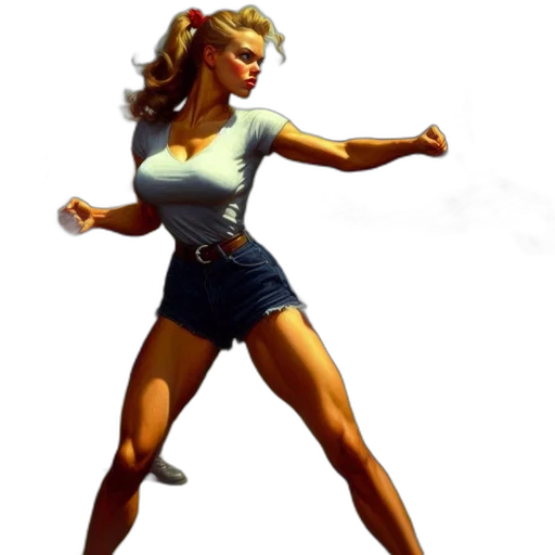 concept art, 3d render, comic book art, photorealistic, urban, setting, circa, mid-20th-century transparent PNG cut-out