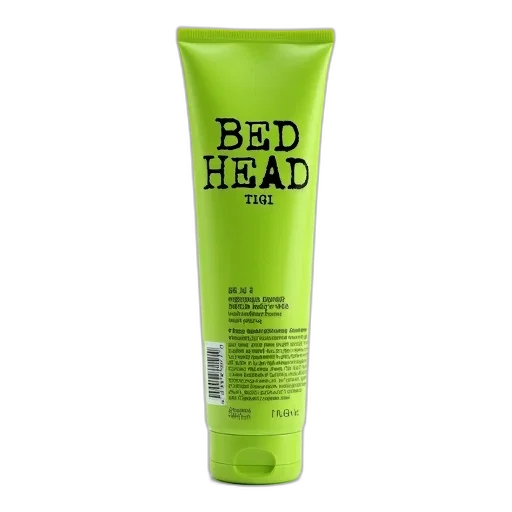 hair, green, tube, bed, head, tigi, product, words transparent PNG cut-out