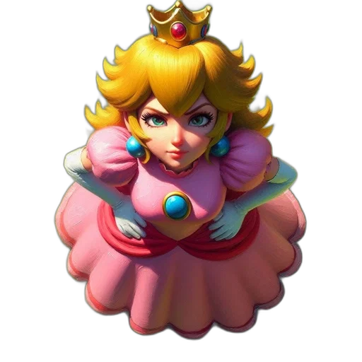 crown, dress, face, jewelry, concept art, 3d render, fantasy art, pixel art transparent PNG cut-out