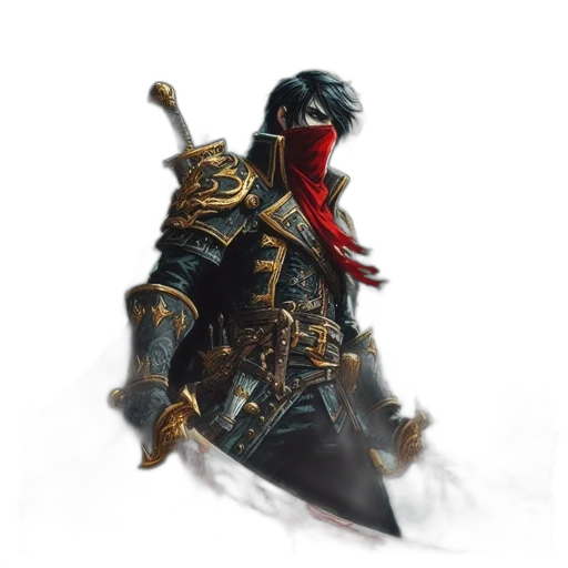 sword, staff, weapon, mask, concept art, fantasy art, 3d render, pixel art transparent PNG cut-out