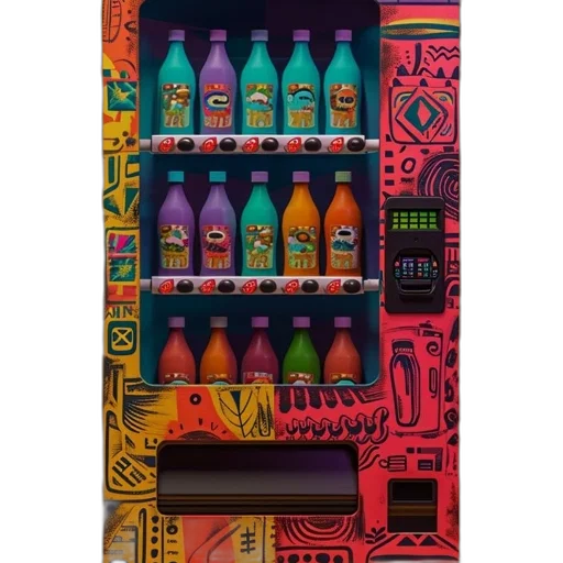 bottle, food, robot, car, concept art, photorealistic, cyberpunk, pixel art transparent PNG cut-out