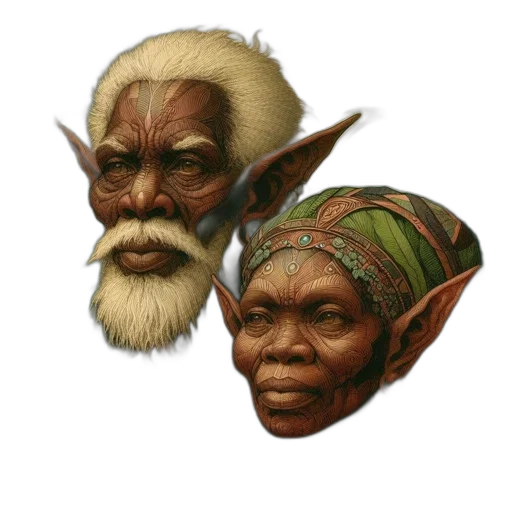 mask, face, jewelry, staff, concept art, fantasy art, photorealistic, 3d render transparent PNG cut-out