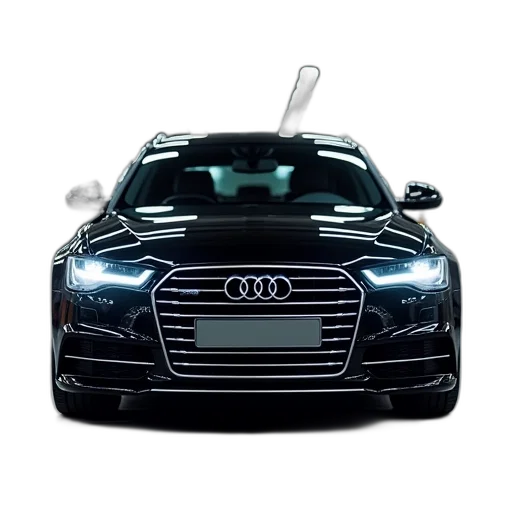 car, face, 3d render, photorealistic transparent PNG cut-out