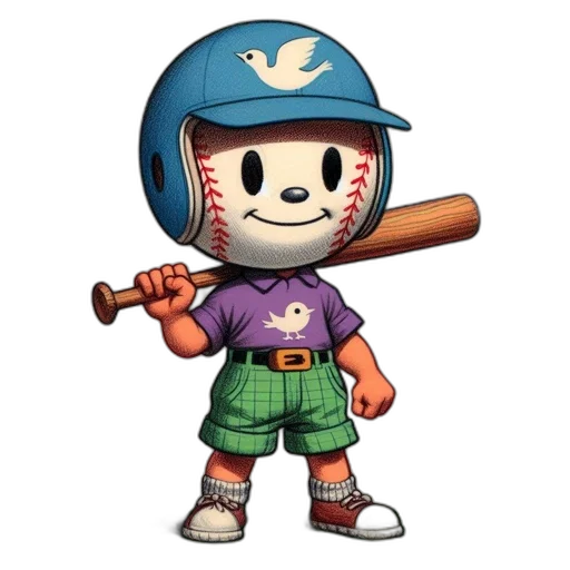 weapon, staff, pixel art, cartoon, concept art, vaporwave, illustration, character transparent PNG cut-out