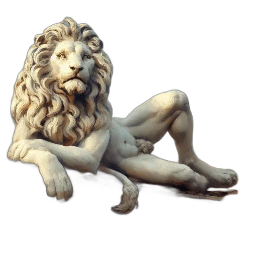 animal, crown, staff, furniture, photorealistic, 3d render, concept art, fantasy art transparent PNG cut-out