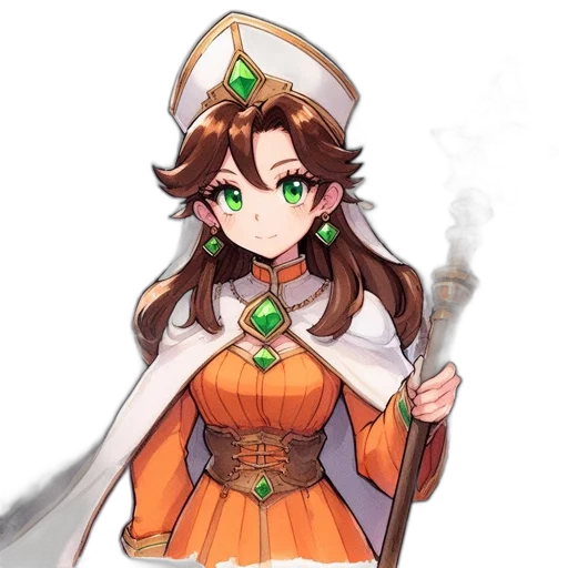 staff, sword, crown, weapon, pixel art, fantasy art, anime, concept art transparent PNG cut-out
