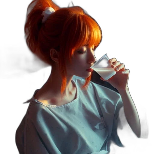 dress, face, bottle, robot, anime, photorealistic, oil painting, concept art transparent PNG cut-out