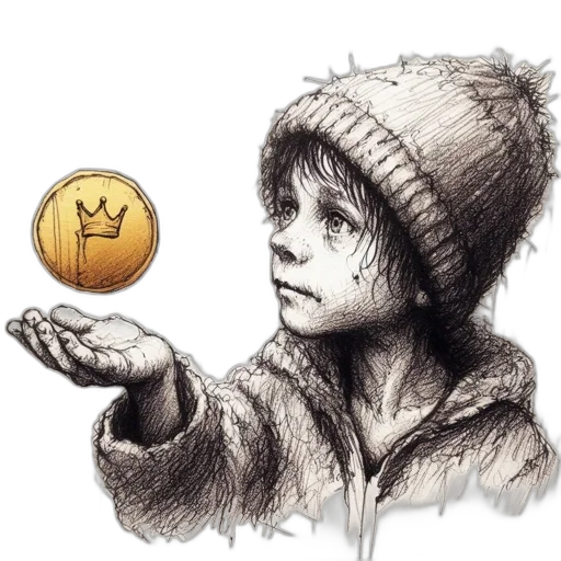 crown, hat, jewelry, photorealistic, concept art, pencil sketch, fantasy art, young transparent PNG cut-out
