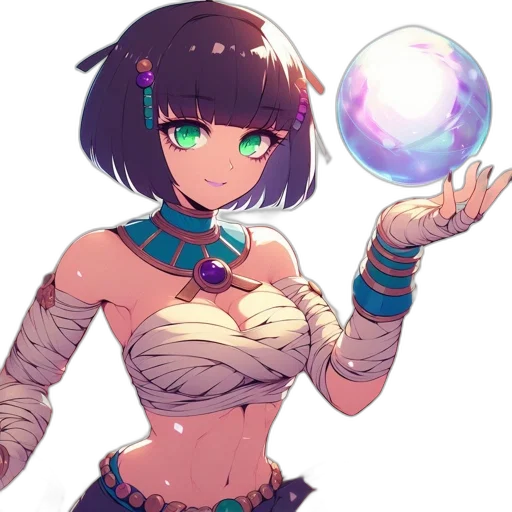staff, weapon, jewelry, mask, anime, fantasy art, pixel art, cyberpunk transparent PNG cut-out