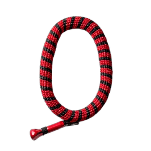hair, staff, jewelry, weapon, red, black, coiled, rope transparent PNG cut-out