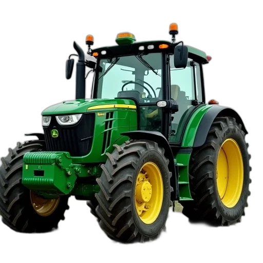 animal, weapon, green, tractor, large, skid, steer, wheel transparent PNG cut-out