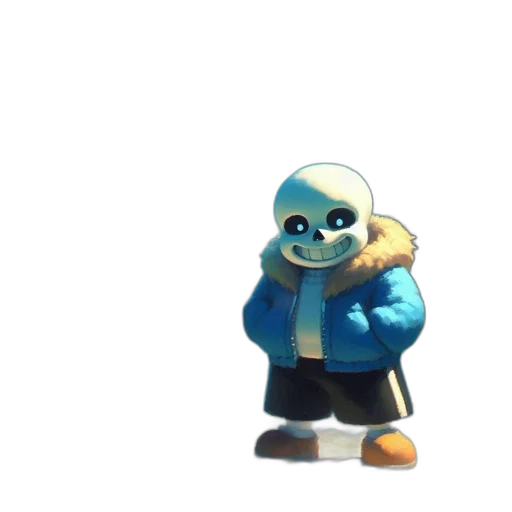 jacket, robot, creature, staff, 3d render, concept art, pixel art, watercolor transparent PNG cut-out