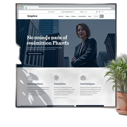 new, website, homepage, design transparent PNG cut-out