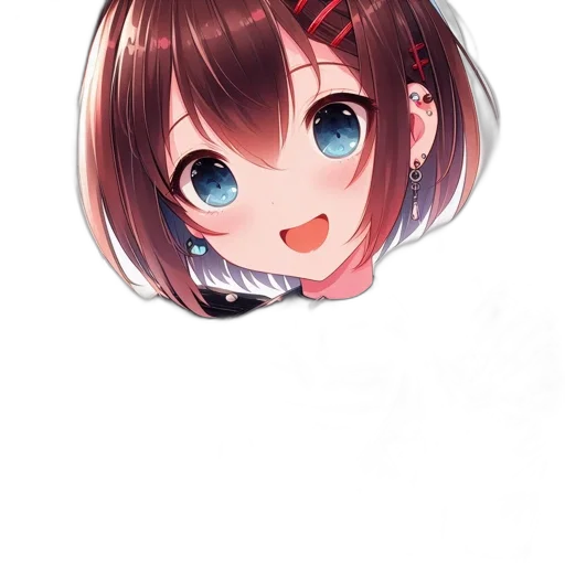 face, creature, mask, crown, anime, pixel art, 3d render, photorealistic transparent PNG cut-out