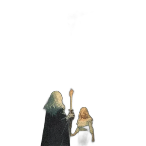 staff, sword, weapon, creature transparent PNG cut-out