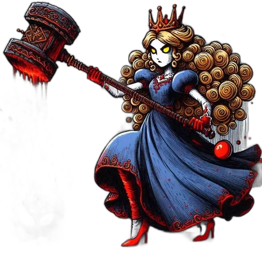crown, staff, concept art, fantasy art, pixel art, comic book art, fantasy, scene transparent PNG cut-out