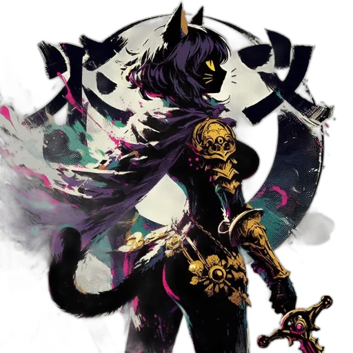 staff, mask, dragon, weapon, fantasy art, concept art, anime, pixel art transparent PNG cut-out