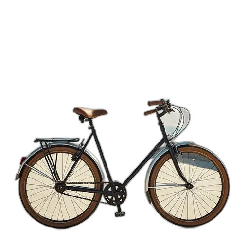 3d render, sam, white, bicycle transparent PNG cut-out