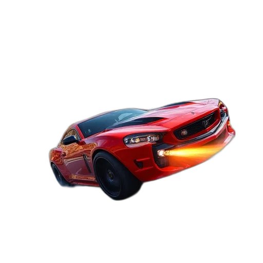 car, weapon, 3d render, concept art transparent PNG cut-out