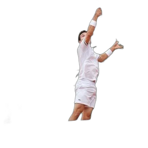 staff, 3d render, pixel art, photorealistic, tennis, player, serves, ball transparent PNG cut-out