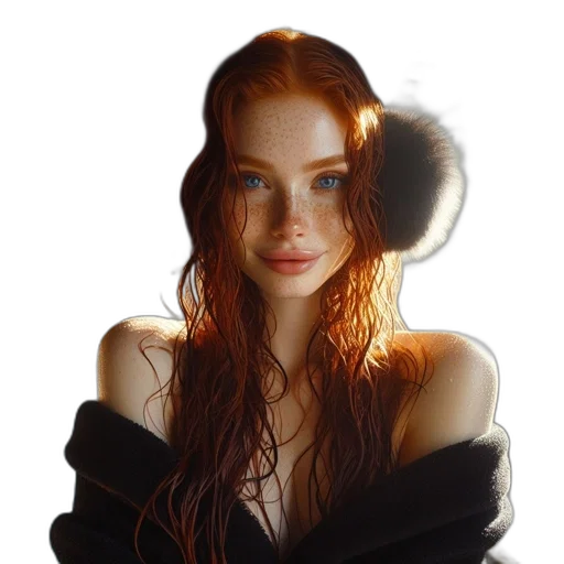 jacket, dress, jewelry, hat, photorealistic, fantasy art, concept art, oil painting transparent PNG cut-out