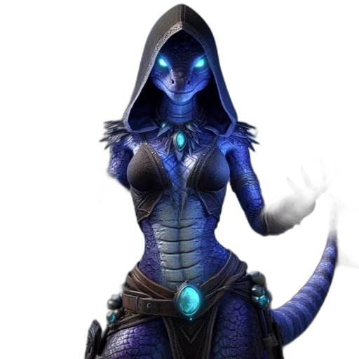 dragon, mask, staff, concept art, fantasy art, 3d render, pixel art, blue transparent PNG cut-out