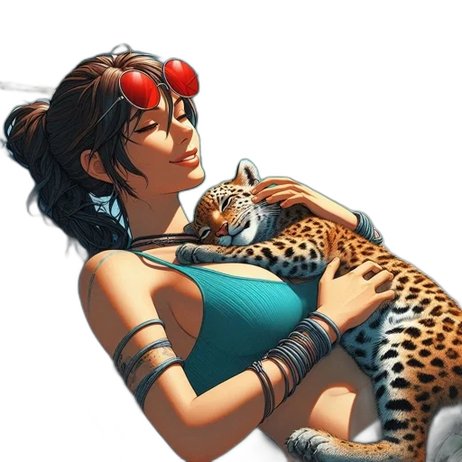 jewelry, comic book art, concept art, fantasy art, pixel art, red, young, woman transparent PNG cut-out