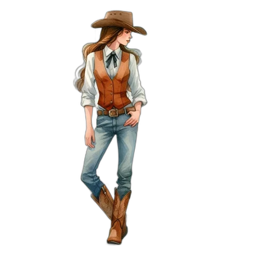 jacket, hat, staff, concept art, fantasy art, pixel art, photorealistic, earth tones transparent PNG cut-out