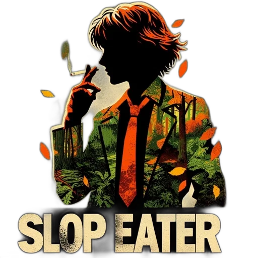 food, vaporwave, concept art, stylized, male, character, side, profile transparent PNG cut-out