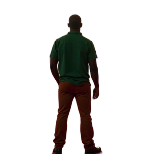 staff, jacket, shoes, robot, 3d render, photorealistic, concept art, pixel art transparent PNG cut-out
