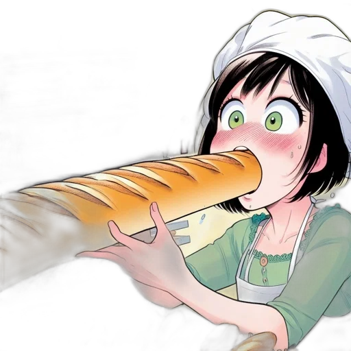 food, weapon, sword, staff, anime, concept art, photorealistic, watercolor transparent PNG cut-out