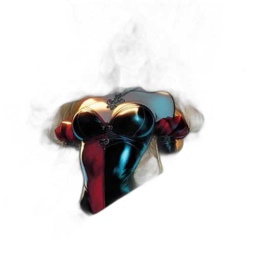 mask, crown, jewelry, jacket, concept art, 3d render, photorealistic, comic book art transparent PNG cut-out