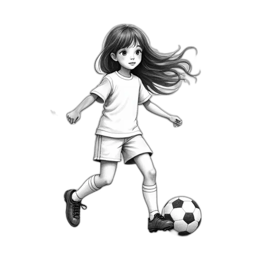 hair, shoes, dress, robot, pencil sketch, photorealistic, cartoon, concept art transparent PNG cut-out