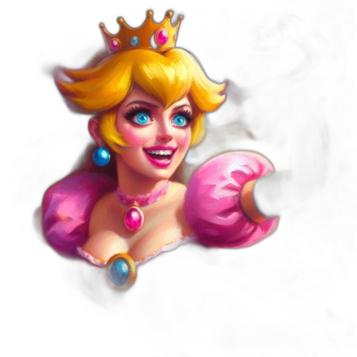 crown, jewelry, staff, face, concept art, fantasy art, 3d render, pixel art transparent PNG cut-out