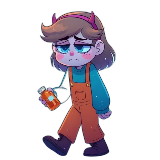 staff, jacket, robot, creature, cartoon, concept art, pixel art, vaporwave transparent PNG cut-out