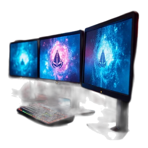 3d render, concept art, photorealistic, alienware transparent PNG cut-out