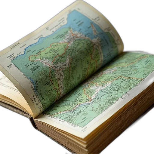 hiking, map, great, smoky transparent PNG cut-out