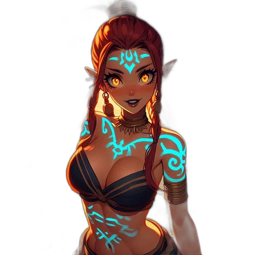 dress, jewelry, mask, fantasy art, concept art, pixel art, cyberpunk, neon lights transparent PNG cut-out