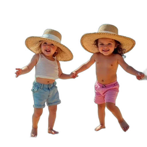 hat, photorealistic, 3d render, fun, beach, activities, math, literacy transparent PNG cut-out