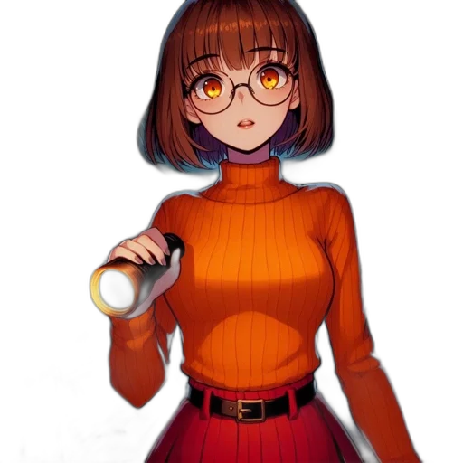 staff, dress, jacket, weapon, pixel art, anime, concept art, fantasy art transparent PNG cut-out