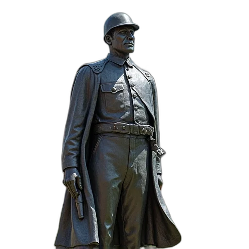 staff, jacket, 3d render, concept art, statue, stands, outside, sports transparent PNG cut-out