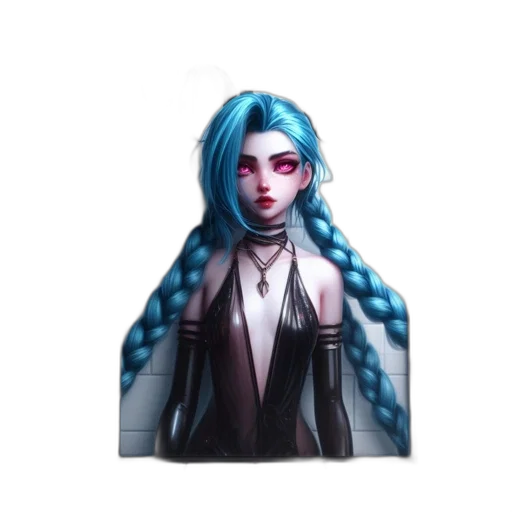 jacket, hair, dress, staff, concept art, fantasy art, 3d render, pixel art transparent PNG cut-out