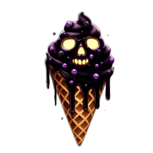 staff, food, pixel art, concept art, fantasy art, 3d render, dark, ice transparent PNG cut-out