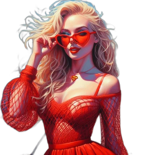 dress, jewelry, face, hair, fantasy art, comic book art, photorealistic, pixel art transparent PNG cut-out