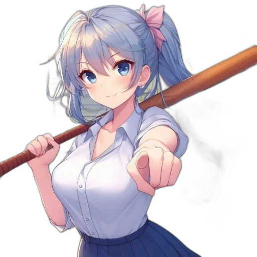 staff, weapon, sword, umbrella, anime, pixel art, fantasy art, concept art transparent PNG cut-out