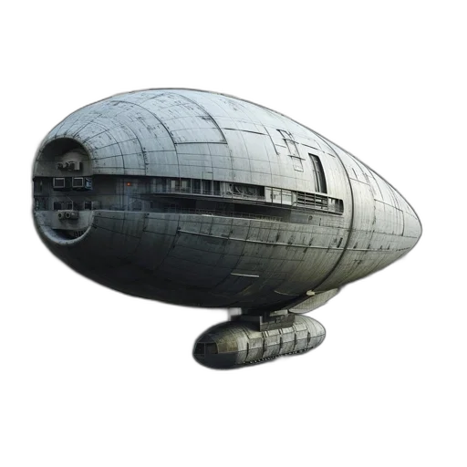 weapon, hat, concept art, 3d render, photorealistic, outer space, large, multi-level transparent PNG cut-out