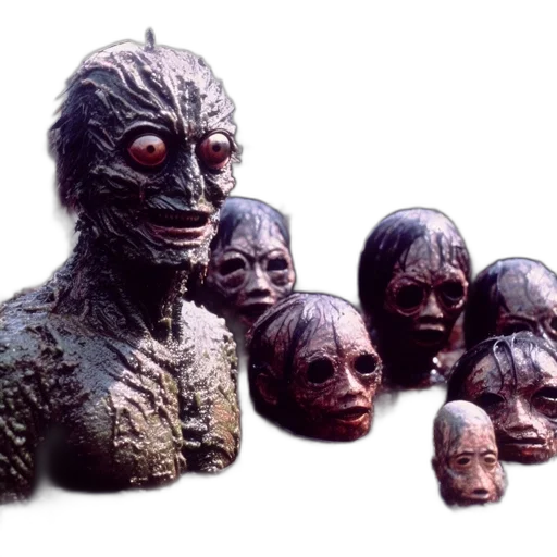 mask, face, creature, concept art, 3d render, photorealistic, outer space, underwater transparent PNG cut-out